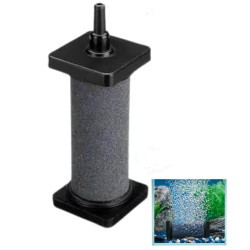 Aquarium Pillar Cylindrical Bubble Release Air Stone for Aquarium Fish Tank and Small Ponds (Pillar Air Stone 3 Inch)