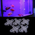 Aquarium Glass Divider for Tank Partition Pack of 5 (White)