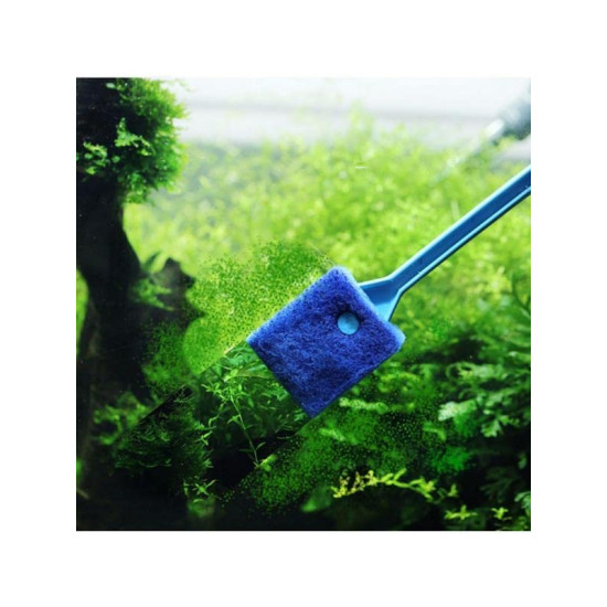 Fish Tank Aquarium Algea Remover/Scrapper/Sponge/Cleaner Blue