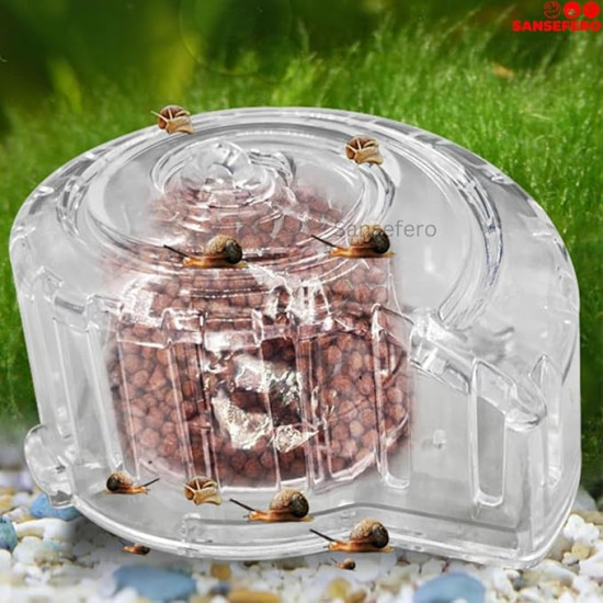  Aquarium Snail Catcher for Aquarium Fish Tank with Transparent Snail Trap Safe for Fishes and Shrimps (MC 111)