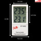 Aquarium Fish Tank and Ambient Thermometer With High Accuracy Dual Reading 2 In 1 Thermometer Digital (Kt-902)