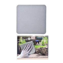  Aquarium Fish Tank Glass Cleaning Cloths for Ultra Clear Water Absorption PVA Matterials Microfibre Glass Cleaning Aquarium Cleaner Towel Grey (YPJ-352)