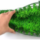 Green Grass Square Plastic Mat for Aquarium Fish Tank Decoration (Pack of 2)