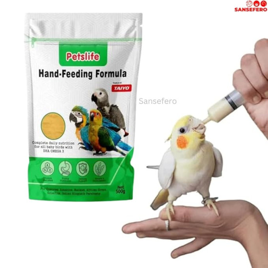 Mini Hand Feeding Formula | Highly Palatable Diet for Health and Growth | Premium Nutrition for All Small Birds, Including Conures, Cockatiels, and Budgies (250 Grams)