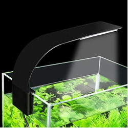  AST X5 24 LED Aquarium Light 10W Clip-on Lamp Aquatic Plant Lighting for 25-40 cm Fish Tank - Black