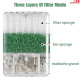 Bio Sponge Filter with filter media for A Efficient Filter for Your Aquarium Fish Tank (Square Shaped) XY-2011