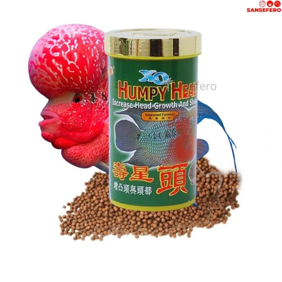 Premier Plants XO Humpy Head for Flowerhorn Fish in Increases of Shape and Head Growth for Flowerhorn Fish (100 Gram)