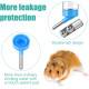  Water Bottle Cum Feeder for Hamsters Guinea Pigs Rabbits Mice with Leak Free Cage Attachment for Pets Random Colour Pack of 2 (125ml)