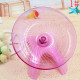 Hamster Flying Saucer Exercise Silent Wheel Hamster Mouse Running Disc Toy (Pack of 1) (Random Colour)