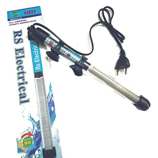 RS Electrical 200 W Automatic on Off Facility Aquarium Glass Heater