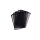 5Pcs Zipper Nylon Mesh Filter Media Bag for Aquarium Garden Pond (Black)