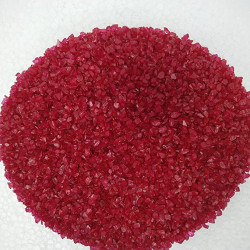  Red Aquarium Sand for Fish Tank Decoration, Shiny Red Crystal Sand 1 kg