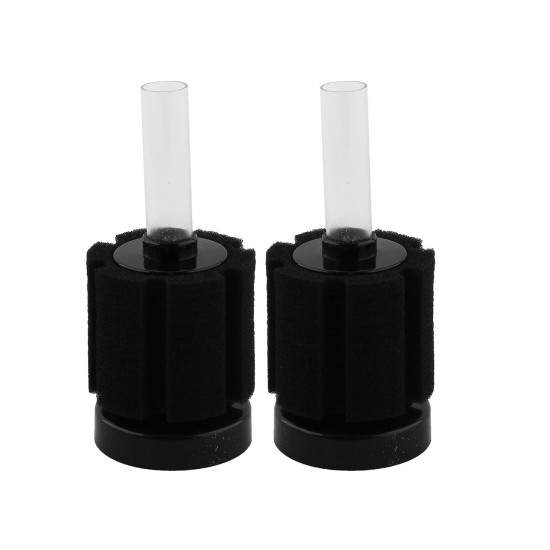 XY-2835 Biochemical Sponge Filter for Fry Shirmp and Small Fishes Aquarium (Pack of 2)