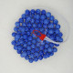 Coloured Glass Marble Balls for Home Decoration/Aquarium/Vase fillers 100 pcs (Blue)