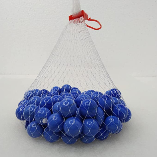 Coloured Glass Marble Balls for Home Decoration/Aquarium/Vase fillers 100 pcs (Blue)